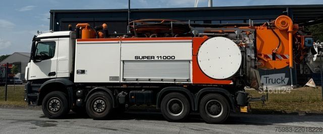 Autocisternă de vidanjare MERCEDES-BENZ Mercedes Benz Arocs 3753 8x4 Wiedemann Super1000