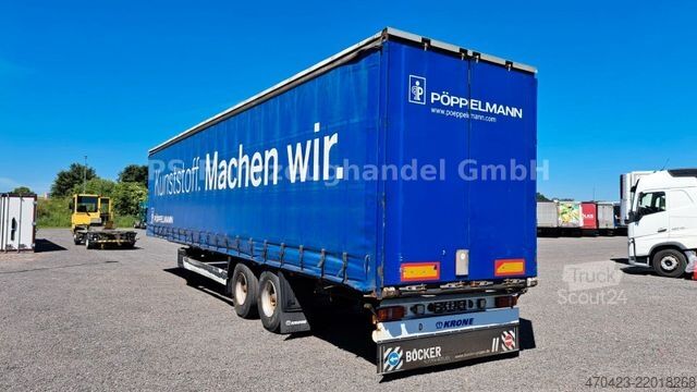 Atvira puspriekabė su tentu KRONE SDP 27 *Dachenteisungssystem* 2 Achsen