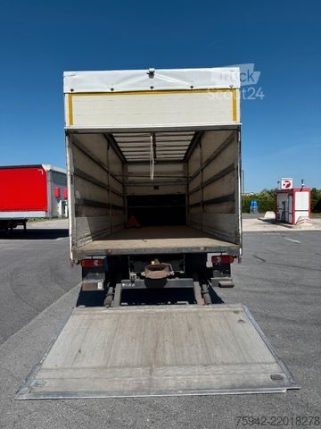 Kamion sa ravnom platformom i ceradom DAF LF 260 LBW BLATT/LUFT KLIMA