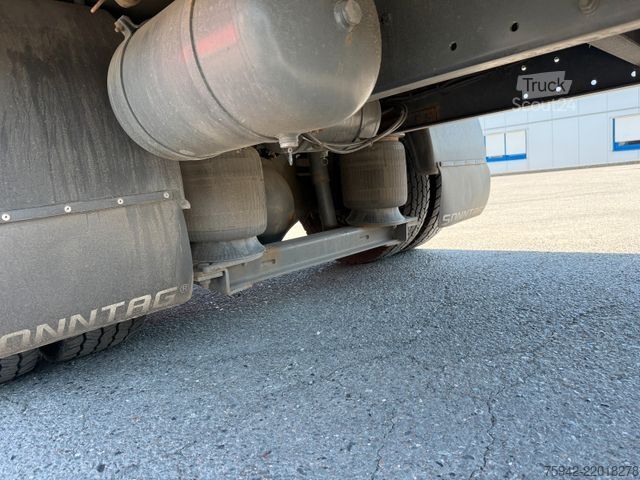 Kamion sa ravnom platformom i ceradom DAF LF 260 LBW BLATT/LUFT KLIMA
