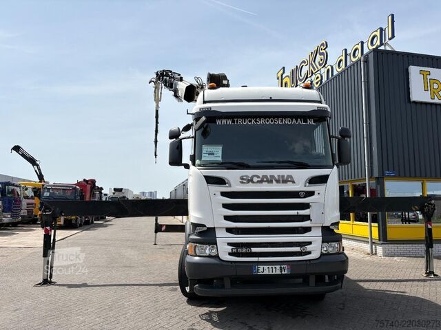 Kraanwagen Scania R 520 V8 + PALFINGER 72002 6X + JIB 4X + WINCH ...