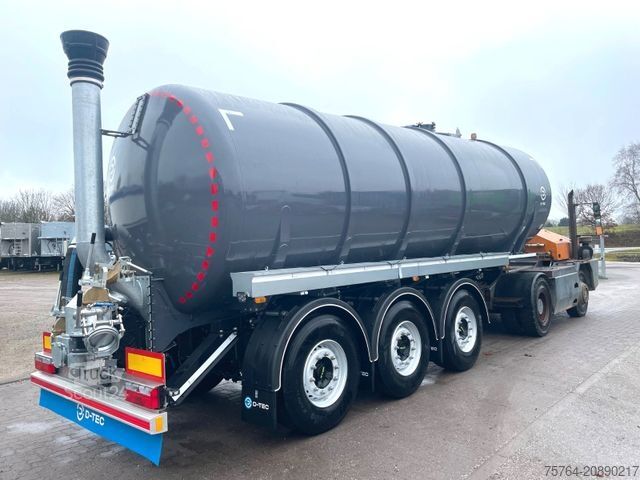 Tanker semitrailer D-TEC 30m³ Tanker Gülle / V2A / Gelenkt / Auch Miete!