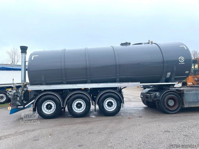 Tanker semitrailer D-TEC 30m³ Tanker Gülle / V2A / Gelenkt / Auch Miete!