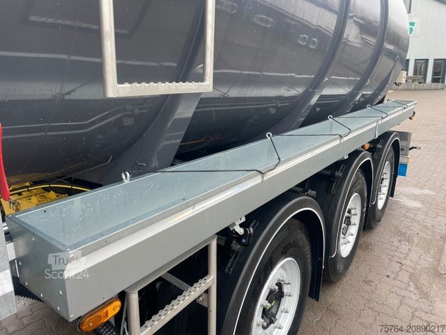 Tanker semitrailer D-TEC 30m³ Tanker Gülle / V2A / Gelenkt / Auch Miete!