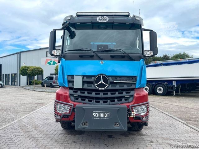 Three-sided tipper truck MERCEDES-BENZ 2643 /6x6H ALLRAD/Meiller/Bordmatik/Schneeplatte