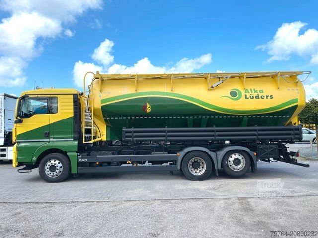 LKW mit Tankaufbau MAN TGX 26.460 mit 31m³ Heitling Silo / 4 Kammern