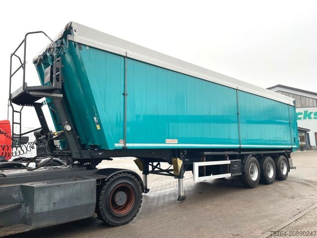 Semi-remorque benne KEMPF 59m³ Kombikipper/Schleuse + Schnecke/Silo/1.Hand