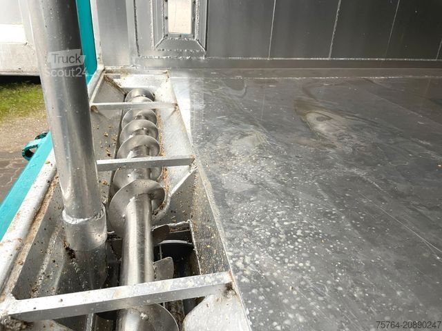 Semi-remorque benne KEMPF 59m³ Kombikipper/Schleuse + Schnecke/Silo/1.Hand