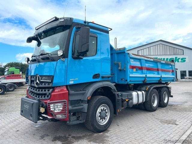 Tipper truck MERCEDES-BENZ 2643 /6x6H ALLRAD/Meiller/Bordmatik/Schneeplatte