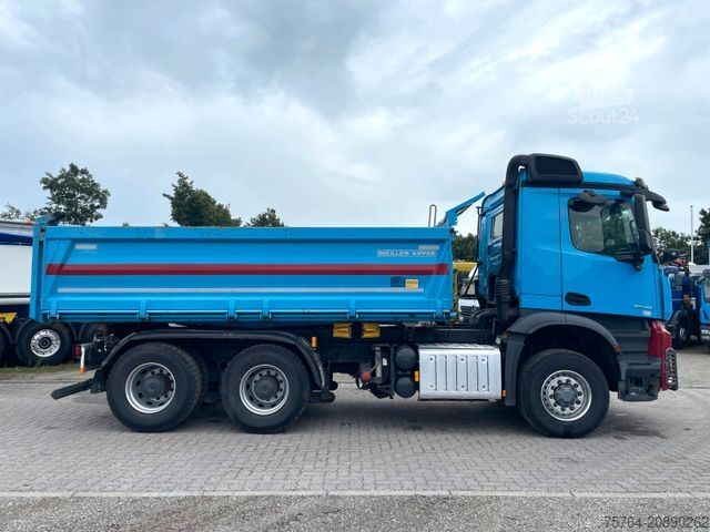 Tipper truck MERCEDES-BENZ 2643 /6x6H ALLRAD/Meiller/Bordmatik/Schneeplatte