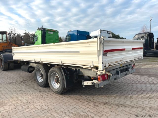 Remolque volquete trilateral FLIEGL 3-Seiten Tandemkippanhänger / Alu-Rampen/13,5 t