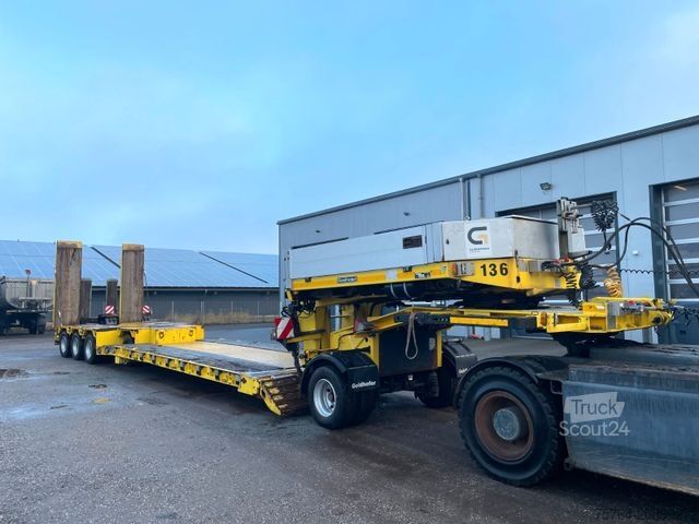 Tieflader-Sattelauflieger GOLDHOFER STZ-VLS4-37/80 Tiefbett + SX 1-25/80 Dolly