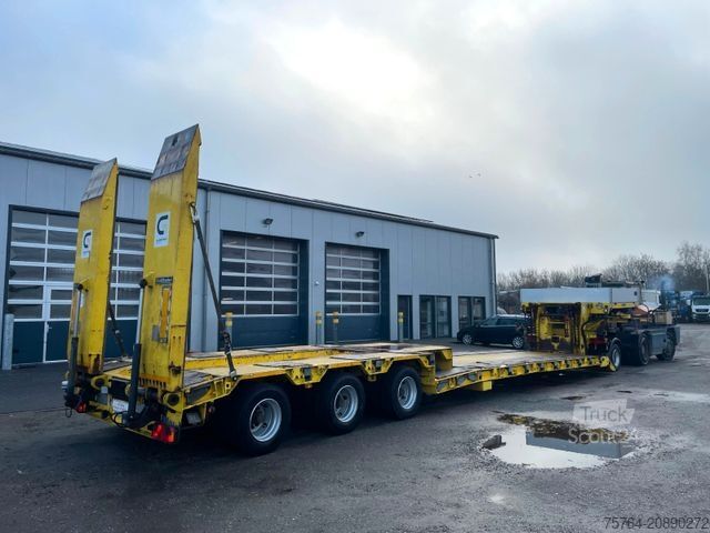 Tieflader-Sattelauflieger GOLDHOFER STZ-VLS4-37/80 Tiefbett + SX 1-25/80 Dolly