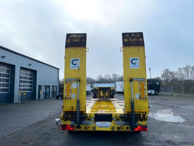 Tieflader-Sattelauflieger GOLDHOFER STZ-VLS4-37/80 Tiefbett + SX 1-25/80 Dolly