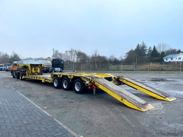 Tieflader-Sattelauflieger GOLDHOFER STZ-VLS4-37/80 Tiefbett + SX 1-25/80 Dolly