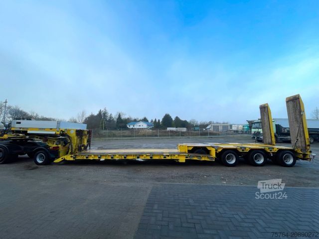 Tieflader-Sattelauflieger GOLDHOFER STZ-VLS4-37/80 Tiefbett + SX 1-25/80 Dolly