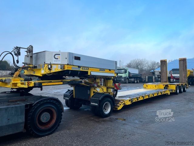 Tieflader-Sattelauflieger GOLDHOFER STZ-VLS4-37/80 Tiefbett + SX 1-25/80 Dolly