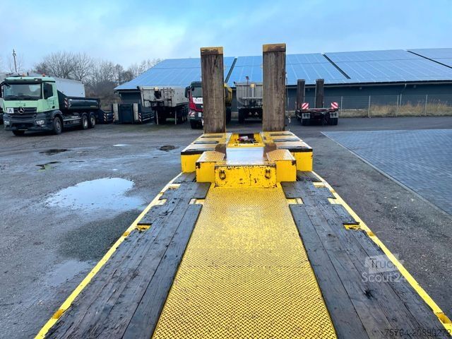 Tieflader-Sattelauflieger GOLDHOFER STZ-VLS4-37/80 Tiefbett + SX 1-25/80 Dolly