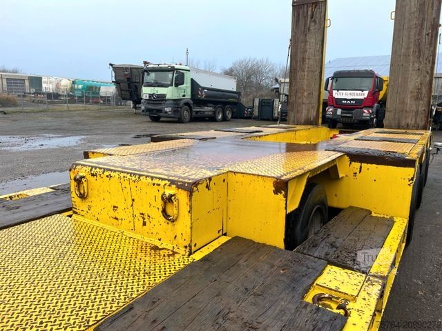 Tieflader-Sattelauflieger GOLDHOFER STZ-VLS4-37/80 Tiefbett + SX 1-25/80 Dolly