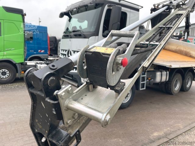 Tipper truck MERCEDES-BENZ 3351 Arocs/ABNEHMBARER Kran/Kipper/Bordmatik/6x6
