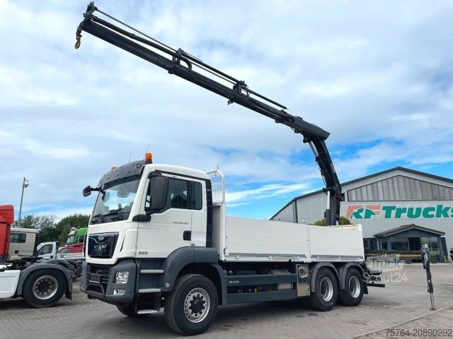 Grue montée sur camion MAN TGS 26.440/Pritsche/Hiab 211 EP-3/FUNK/6x6 Hydro