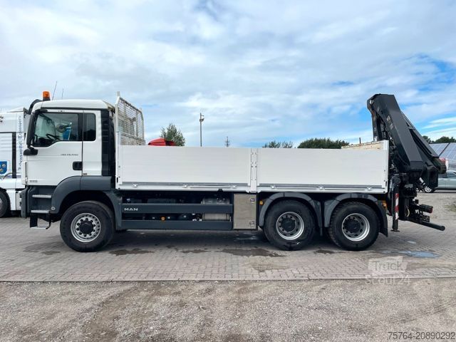 Grue montée sur camion MAN TGS 26.440/Pritsche/Hiab 211 EP-3/FUNK/6x6 Hydro