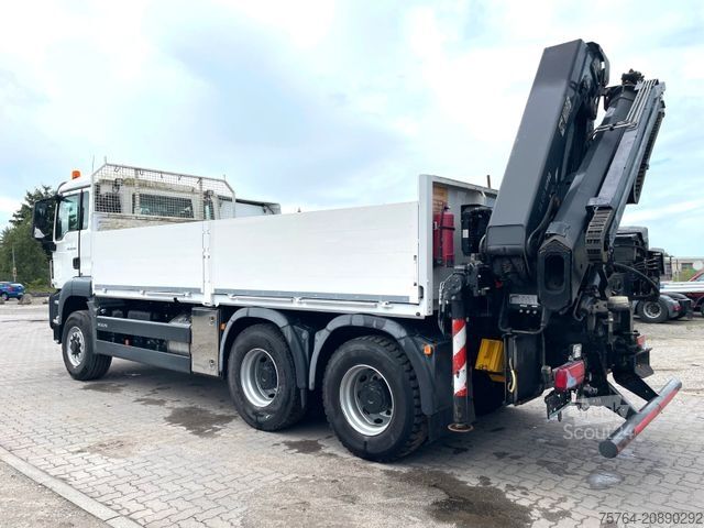 Grue montée sur camion MAN TGS 26.440/Pritsche/Hiab 211 EP-3/FUNK/6x6 Hydro