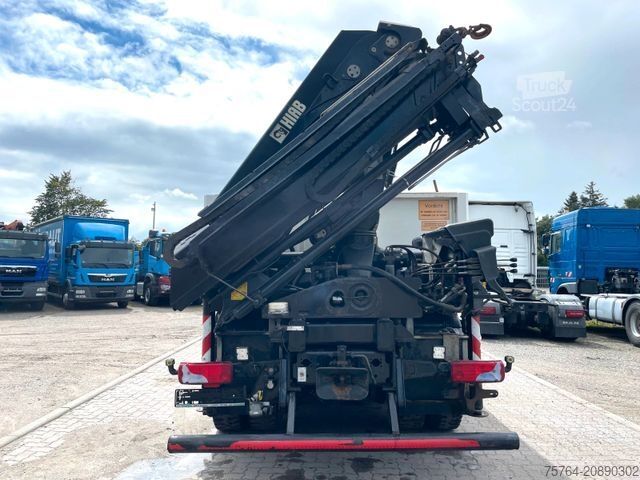 Camion plateau MAN TGS 26.440/Pritsche/Hiab 211 EP-3/FUNK/6x6 Hydro