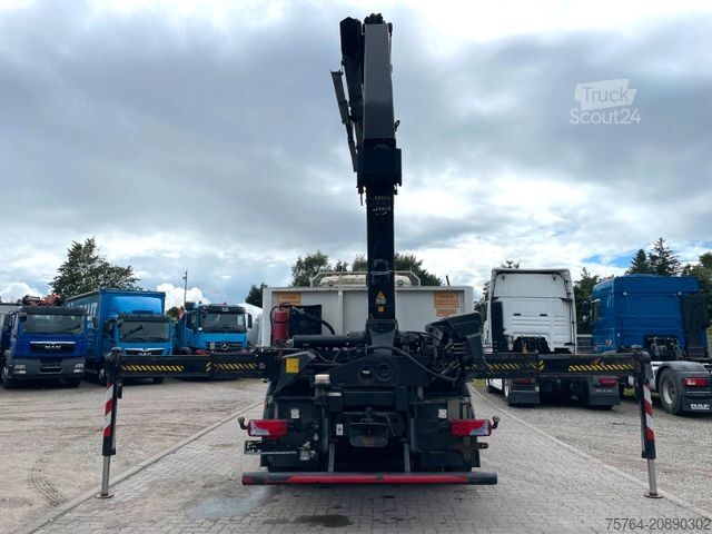 Camion plateau MAN TGS 26.440/Pritsche/Hiab 211 EP-3/FUNK/6x6 Hydro