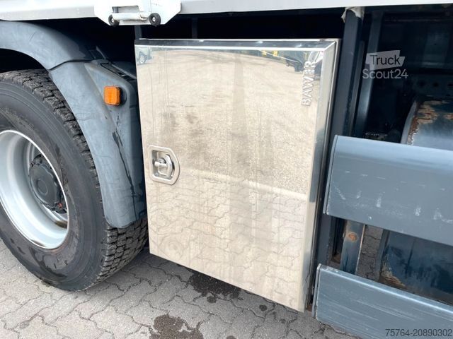 Camion plateau MAN TGS 26.440/Pritsche/Hiab 211 EP-3/FUNK/6x6 Hydro