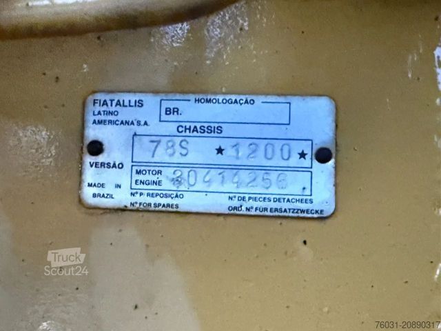 Niveleuse FIAT Allis FG85 ARTICULATED GRADER Ripper + Front bla