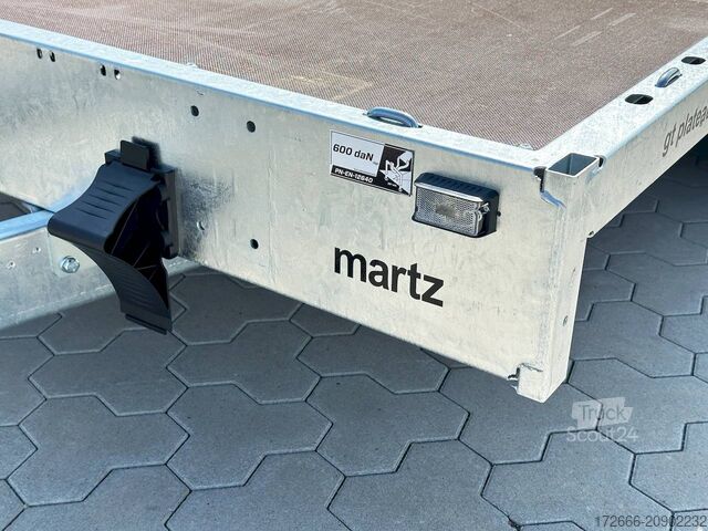 Rimorchio per auto Martz GT PLATEAU 400/2 S 2,7T 405X199CM 2700KG AUTOTRAILER