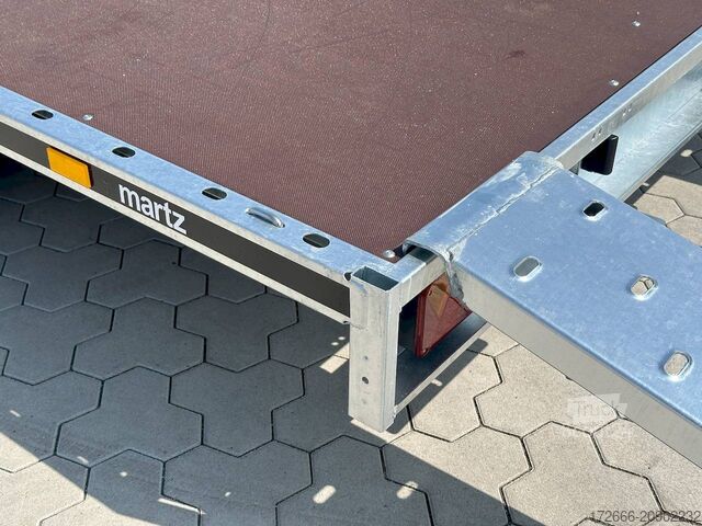 Rimorchio per auto Martz GT PLATEAU 400/2 S 2,7T 405X199CM 2700KG AUTOTRAILER