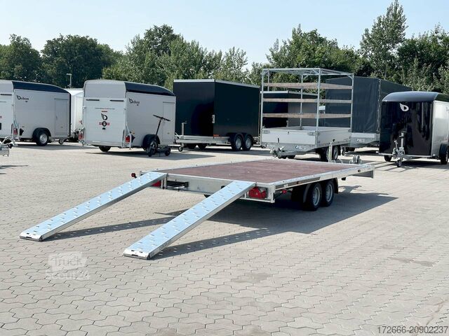 Rimorchio per auto Martz GT PLATEAU 450/2 S 2,7T 449X211CM 2700KG HOCHLADER | RAMPEN
