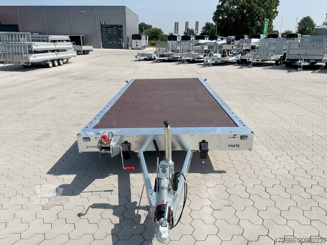 Rimorchio per auto Martz GT PLATEAU 450/2 S 2,7T 449X211CM 2700KG HOCHLADER | RAMPEN