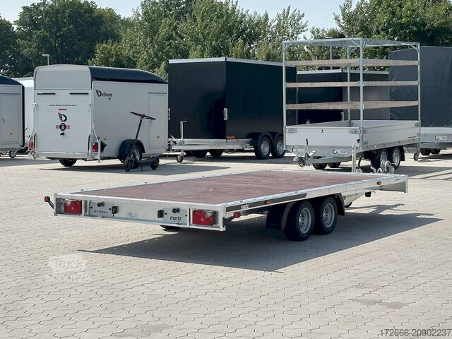 Rimorchio per auto Martz GT PLATEAU 450/2 S 2,7T 449X211CM 2700KG HOCHLADER | RAMPEN