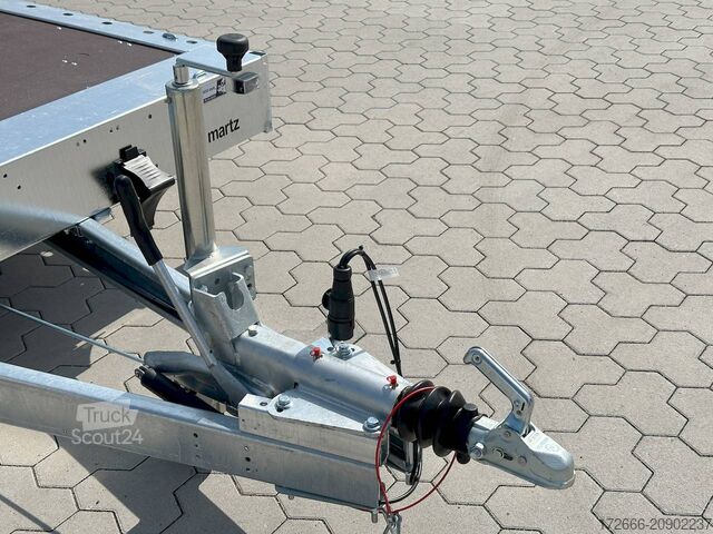 Rimorchio per auto Martz GT PLATEAU 450/2 S 2,7T 449X211CM 2700KG HOCHLADER | RAMPEN