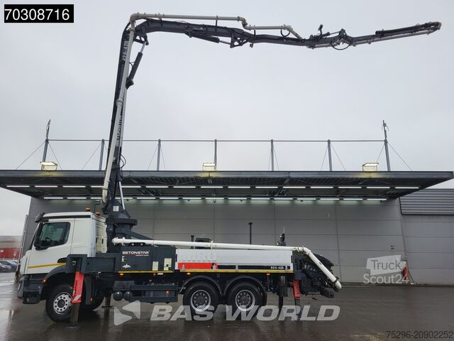 Bomba de hormigón Mercedes Arocs 2636 6X4 24mtr Betonstar BST 24.14S-4ZR p...