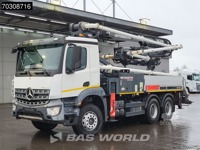 Bomba de hormigón Mercedes Arocs 2636 6X4 24mtr Betonstar BST 24.14S-4ZR p...