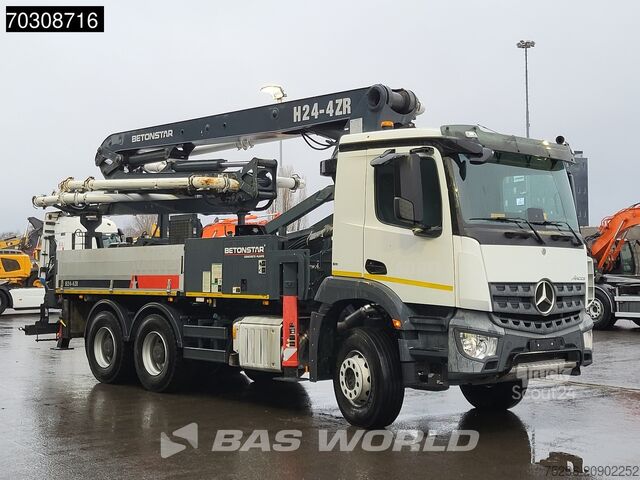 Bomba de hormigón Mercedes Arocs 2636 6X4 24mtr Betonstar BST 24.14S-4ZR p...