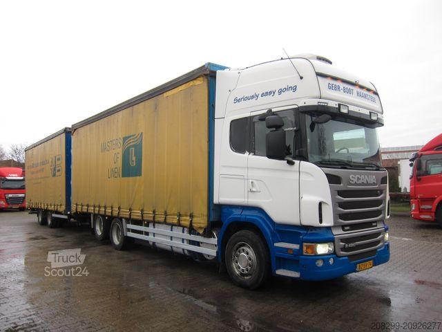 Jumbo nákladní automobil SCANIA R 420 B Topline 6X2 komplettzug 115m3 Retarder