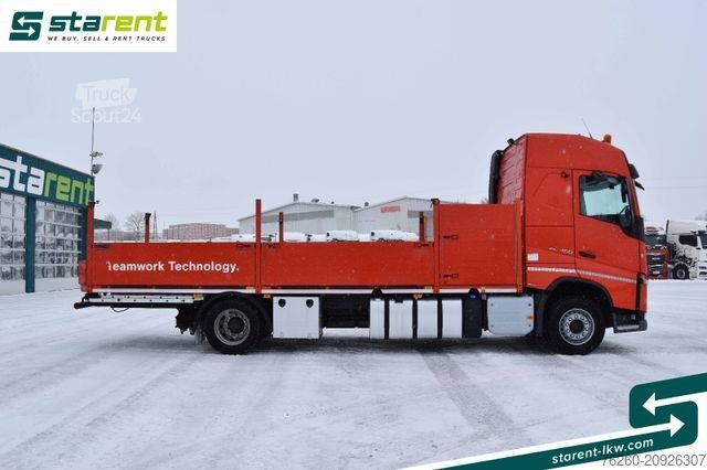 Düz kasa kamyon VOLVO FH460 Gföllner Pritschenaufbau Vollluftfederung