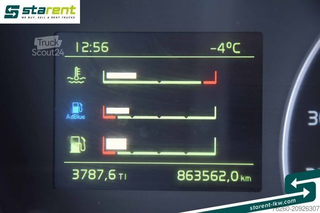 Düz kasa kamyon VOLVO FH460 Gföllner Pritschenaufbau Vollluftfederung