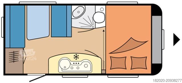 Husvagn HOBBY DE LUXE EDITION 440 SF