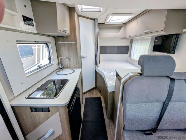 Daļēji integrēta kemperis CARADO T 135 Pro+ AUTOMATIK, HUBBETT, NAVI, RFK