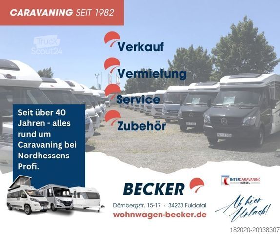 Daļēji integrēta kemperis CARADO T 135 Pro+ AUTOMATIK, HUBBETT, NAVI, RFK