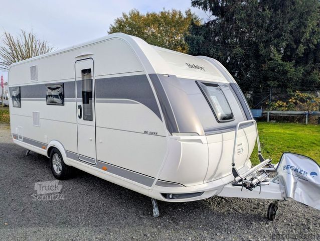 Husvagn HOBBY De Luxe 545 KMF Kindebett 3-STÖCKIG, AUFLAST.