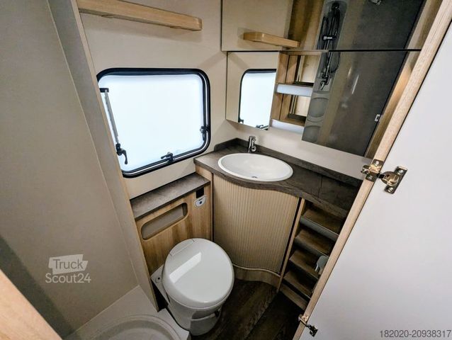 Husvagn HOBBY De Luxe 545 KMF Kindebett 3-STÖCKIG, AUFLAST.