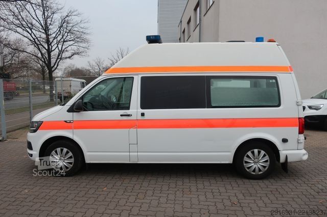 Feuerwehrfahrzeug VOLKSWAGEN T6 Transporter Hochdach lang/KTW/Klima/Automatik
