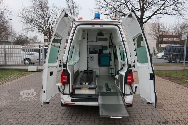 Feuerwehrfahrzeug VOLKSWAGEN T6 Transporter Hochdach lang/KTW/Klima/Automatik